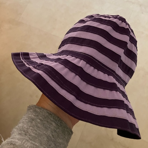 San Diego Hat Co. Purple Kids Ribbon Sun Hat Size 2-4 Toddler - Picture 1 of 5